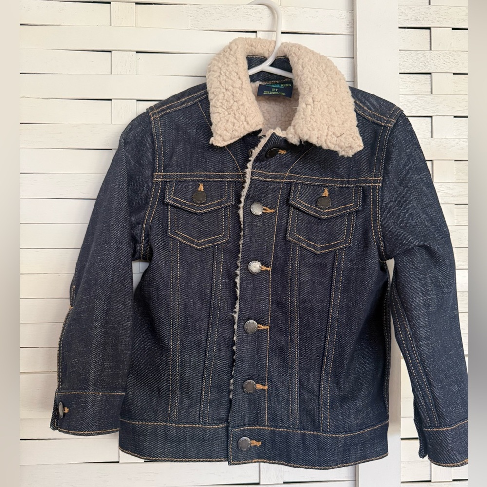 Oshkosh Denim Jacket with Sherpa Collar